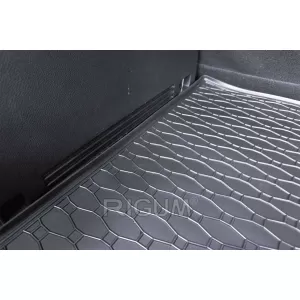 Covor de cauciuc pentru portbagaj de la Rigum, potrivit pentru Kia Stonic după 2017, versiune fără podea de portbagaj ajustabilă-image-6243427