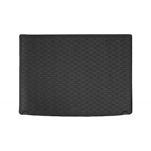 Rubber trunk mat by Rigum suitable for Opel Astra K hatchback after 2015, with spare wheel