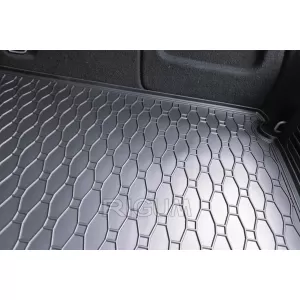 Rubber trunk mat by Rigum suitable for Opel Astra K hatchback after 2015, with spare wheel
