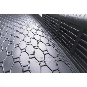 Rubber trunk mat by Rigum suitable for Opel Astra K hatchback after 2015, with spare wheel