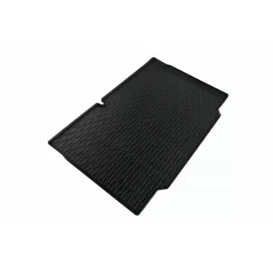 Rubber trunk mat suitable for Renault Clio after 2019, black