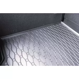 Rubber trunk mat suitable for Renault Clio after 2019, black