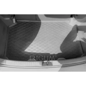 Covor de cauciuc pentru portbagaj de la Rigum, potrivit pentru Toyota Yaris, Yaris Hybrid după 2020, Mazda 2 Hybrid după 2022, negru-image-6243779