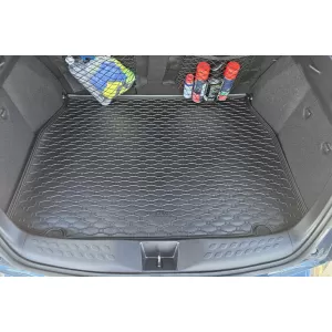 Covor de portbagaj din cauciuc de la Rigum potrivit pentru Toyota C-HR după 2016 cu podeaua portbagajului în poziția superioară, negru-image-6243817
