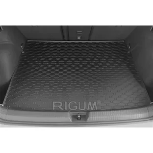 Rubber trunk mat by Rigum suitable for Volkswagen Golf 8 hatchback, Golf 8 hatchback GTE after 2020
