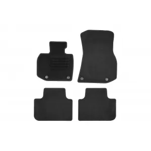 Textile floor mats by Rigum suitable for BMW X3 G45 after 2024, set of 4 pieces, black