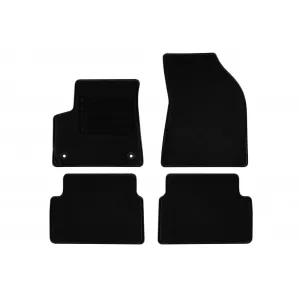 Mochete textile de la Rigum potrivite pentru Citroen eC3, Fiat Grande Panda Electric după 2025, set de 4 bucăți, negru