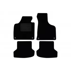 Textile floor mats by Rigum suitable for Audi A3 Sportback 2003-2013, set of 4 pieces, black