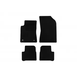 Textile floor mats by Rigum suitable for Citroen C3 after 2016, set of 4 pieces, black