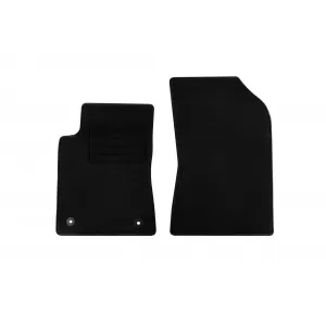 Textile floor mats by Rigum suitable for Citroen C3 after 2016, set of 4 pieces, black