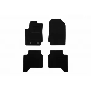 Textile floor mats by Rigum suitable for Ford Ranger after 2016, set of 4 pieces, black