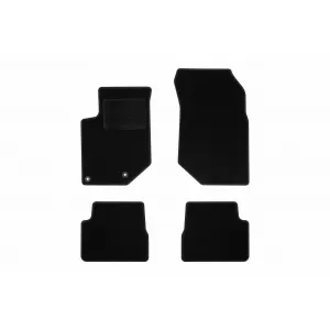Mochete textile de la Rigum potrivite pentru Opel Corsa F, Peugeot 208 după 2019, Opel Mokka B după 2020, set de 4 bucăți, negru