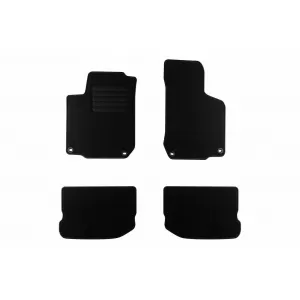 Textile floor mats by Rigum suitable for Skoda Octavia 1997-2005, set of 4 pieces, black