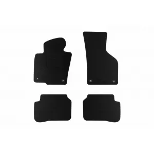 Textile floor mats by Rigum suitable for Volkswagen Passat B6, B7 2005-2014, set of 4 pieces, black