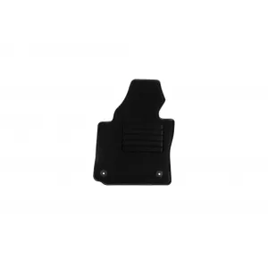 Textile floor mats by Rigum suitable for Volkswagen Caddy 2M 2005-2021, set of 2 pieces, black