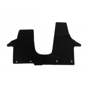 Textile floor mat by Rigum suitable for Volkswagen T5 3m Multivan 2003-2015, 1 piece, black