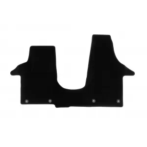 Textile floor mat by Rigum suitable for Volkswagen T6 3m Multivan after 2015, 1 piece, black