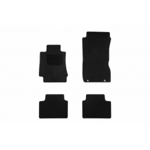 Textile floor mats by Rigum suitable for Alfa Romeo Giulia after 2016, set of 4 pieces, black