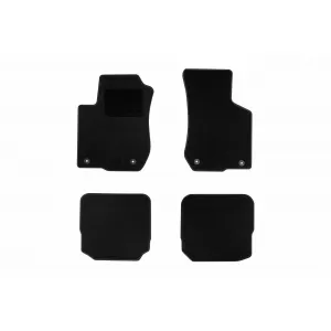Textile floor mats by Rigum suitable for Audi A3 1996-2003, set of 4 pieces, black