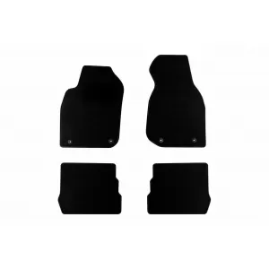 Textile floor mats by Rigum suitable for Audi A6 1997-2000, set of 4 pieces, black