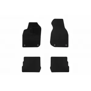 Textile floor mats by Rigum suitable for Audi A6 2000-2004, set of 4 pieces, black