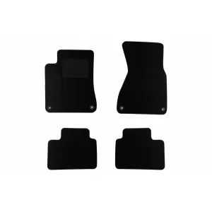 Textile floor mats by Rigum suitable for Audi A8 1997-2001, set of 4 pieces, black