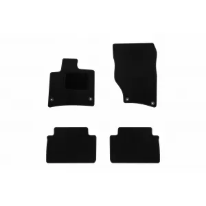 Textile floor mats by Rigum suitable for Audi Q7 2006-2015, set of 4 pieces, black