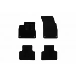 Textile floor mats by Rigum suitable for Audi Q7 after 2015, set of 4 pieces, black