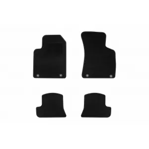 Textile floor mats by Rigum suitable for Audi TT 1998-2008, set of 4 pieces, black