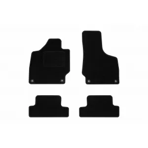 Textile floor mats by Rigum suitable for Audi TT 2008-2017, set of 4 pieces, black