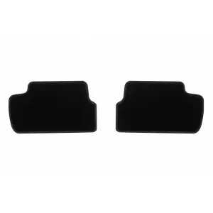 Textile floor mats by Rigum suitable for Mini Cooper 3 doors after 2013, set of 4 pieces, black