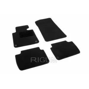 Textile floor mats by Rigum suitable for BMW 3 series E46 1998-2005, set of 4 pieces, black