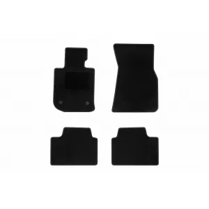 Textile floor mats by Rigum suitable for BMW 3 series G20, G21 after 2019, set of 4 pieces, black
