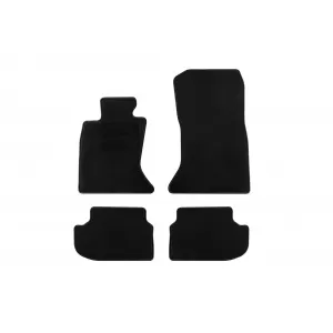 Textile floor mats by Rigum suitable for BMW 5 series F10, F11 2013-2017, set of 4 pieces, black