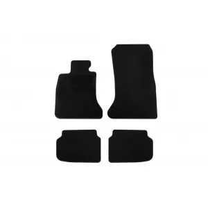 Textile floor mats by Rigum suitable for BMW 7 series F01, F02 2009-2015, set of 4 pieces, black