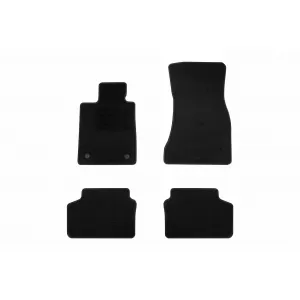 Textile floor mats by Rigum suitable for BMW 7 series G11 after 2015, set of 4 pieces, black