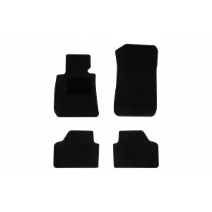Textile floor mats by Rigum suitable for BMW X1 E84 2009-2015, set of 4 pieces, black