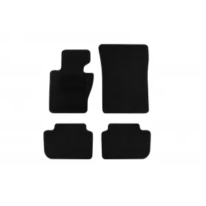 Textile floor mats by Rigum suitable for BMW X3 E83 2003-2011, set of 4 pieces, black