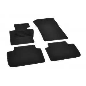 Textile floor mats by Rigum suitable for BMW X3 E83 2003-2011, set of 4 pieces, black