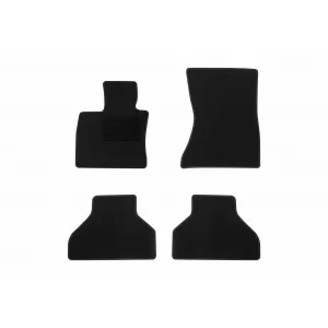 Textile floor mats by Rigum suitable for BMW X5 E70 2007-2013, set of 4 pieces, black