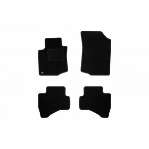 Textile floor mats by Rigum suitable for Citroen C1 2005-2011, set of 4 pieces, black