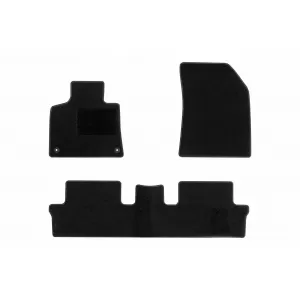 Textile floor mats by Rigum suitable for Citroen C4 Picasso after 2013, set of 3 pieces, black
