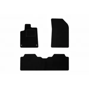 Textile floor mats by Rigum suitable for Citroen C5 2002-2008, set of 4 pieces, black
