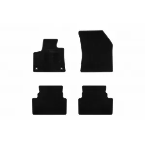 Textile floor mats by Rigum suitable for Citroen C5 Aircross after 2017, set of 4 pieces, black