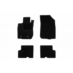 Textile floor mats by Rigum suitable for Dacia Duster 4x4 2010-2018, set of 4 pieces, black