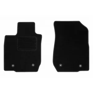 Textile floor mats by Rigum suitable for Dacia Logan 2007-2013 2m, set of 2 pieces, black