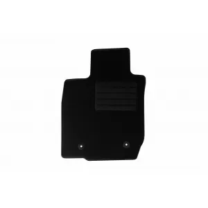 Textile floor mats by Rigum suitable for Dacia Logan 2007-2013 with 7 seats, set of 5 pieces, black
