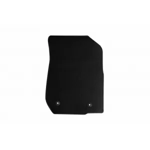 Textile floor mats by Rigum suitable for Dacia Logan 2007-2013 with 7 seats, set of 5 pieces, black