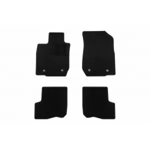 Textile floor mats by Rigum suitable for Dacia Logan 2007-2013 5m, set of 4 pieces, black