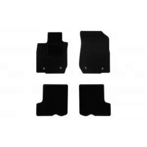 Textile floor mats by Rigum suitable for Dacia Sandero 2008-2013, set of 4 pieces, black